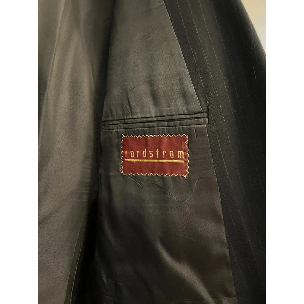 Chaps by Ralph Lauren Blazer & Pants Suit Set Mens Medium USA Made Black‎